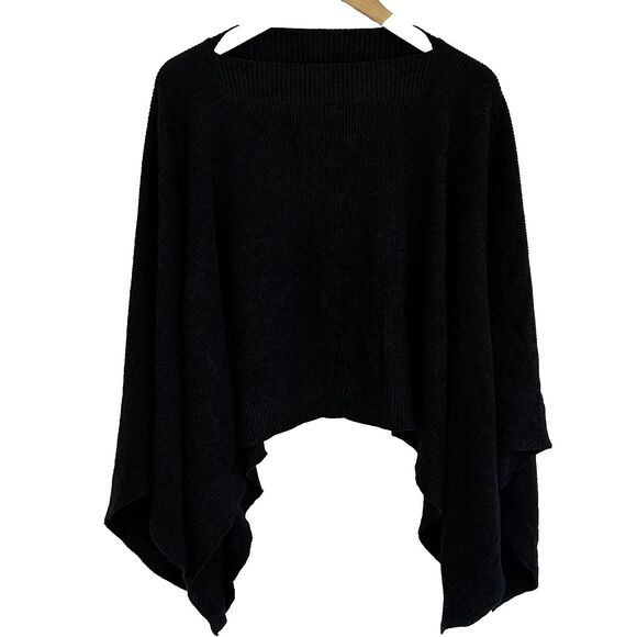 Lululemon Forward Flow Poncho Sweater One Size Gray Excellent Worn1x Knit Cape - Picture 1 of 8